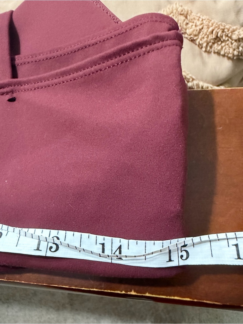 WILO The Label in Burgundy High-Rise Active Leggings & Sports Bra Set - Picture 4 of 10